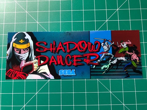 Adesivo shadow dancer sega - adesivo,