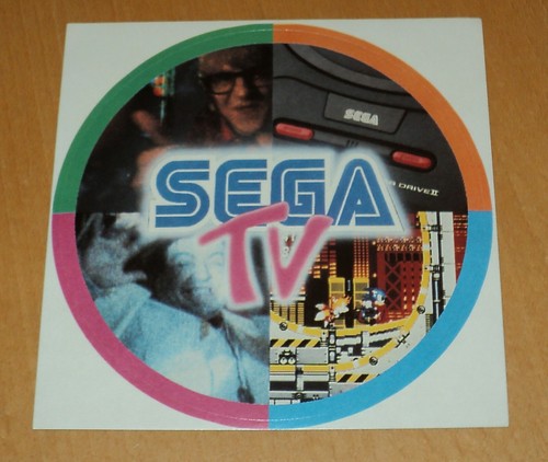 Raro adesivo promo sega tv - raro!,