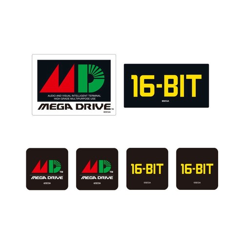 Mega drive mini - mini, sticker