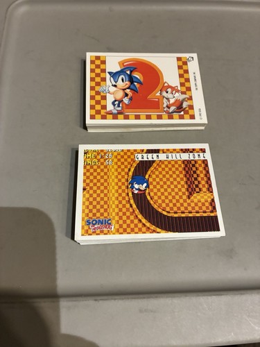 Set carte topps sega sonic - sega,