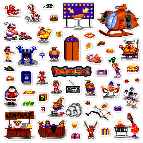 Confezione adesivi toejam - confezione,