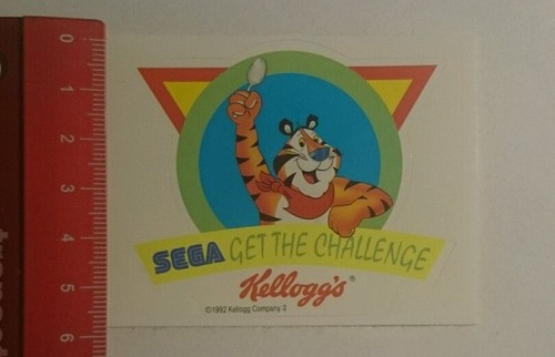 Adesivo sticker kelloggs sega - adesivo/sticker:,