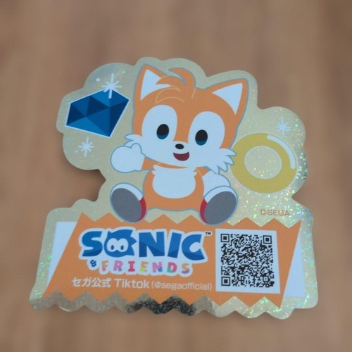 Adesivo sega sonic friends - &,
