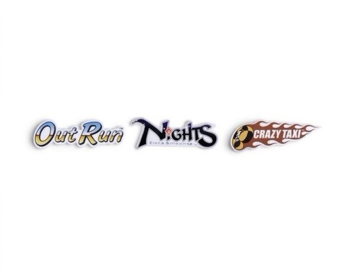 Set adesivi logo sega outrun - set, 2