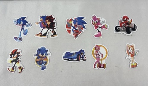 Confezione adesivi sonic - 10,