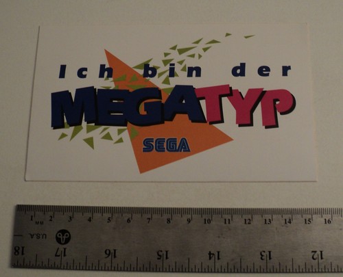 Vecchio adesivo promozionale