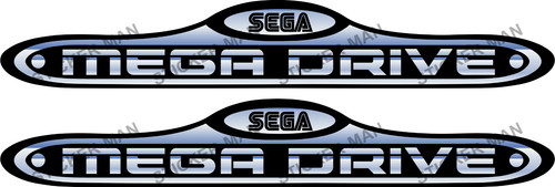 Adesivi sega mega drive - mega,