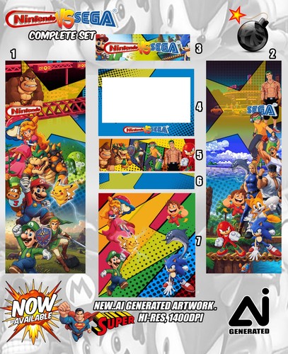 Nintendo sega arcade - vs,