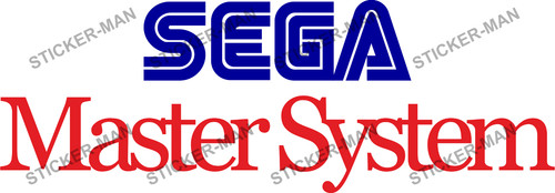 Sega master system sticker - system,