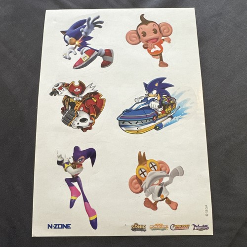 Set adesivi sega sticker - sega, sonic