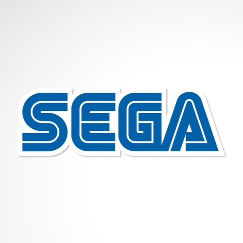 Adesivo sega retrò - adesivo, vintage