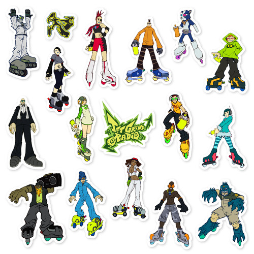 Adesivi radio jet - radio, sega