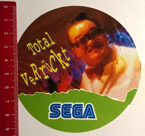Sega vecchio adesivo vintage - vecchio,