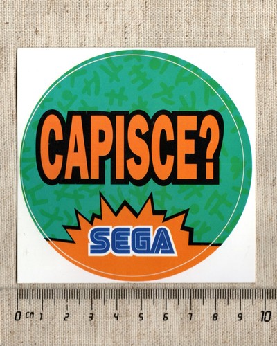 Adesivo sticker sega capisce - adesivo/sticker,