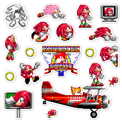 Confezione adesivi knuckles - confezione,